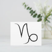 capricorn symbool griek astrologie zodiahoroscoop briefkaart (Staand voorkant)