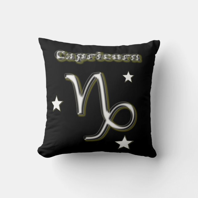Capricorn-symbool Kussen (Voorkant)