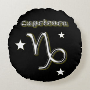 Capricorn-symbool Rond Kussen