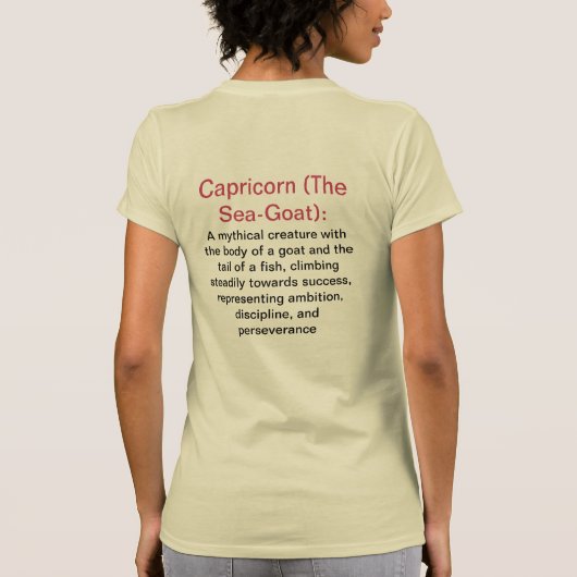 Capricorn T-Shirt (Achterkant)
