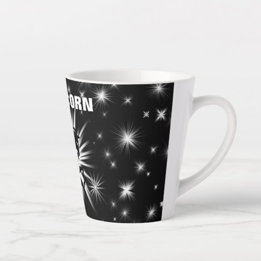 Capricorn-teken Latte Mok (Rechts)