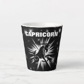 Capricorn-teken Latte Mok (Voorkant)