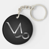 Capricorn-teken Sleutelhanger (Achterkant)