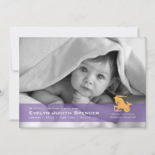 Capricorn the Goat Photo Birth Announounance Aankondiging