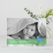 Capricorn the Goat Photo Birth Announounance Aankondiging (Staand voorkant)