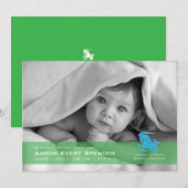 Capricorn the Goat Photo Birth Announounance Aankondiging (Voorkant / Achterkant)