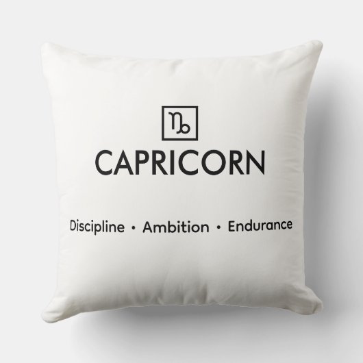 Capricorn – The Mountain Soul Kussen (Achterkant)