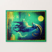Capricorn the Sea Goat Zodiac Sign Legpuzzel (Horizontaal)