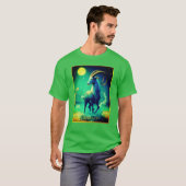 Capricorn the Sea Goat Zodiac Sign T-shirt (Voorkant volledig)