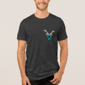 Capricorn – The Visionary Architect Tri-Blend Shirt (Voorkant)