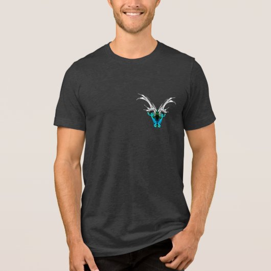 Capricorn – The Visionary Architect Tri-Blend Shirt (Voorkant)