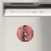 Capricorn Tribal Belly Dancer Magneet (Insitu (Vaatwasser))