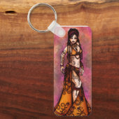 Capricorn Tribal Belly Dancer Sleutelhanger (Voorkant)