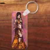 Capricorn Tribal Belly Dancer Sleutelhanger (Achterkant)