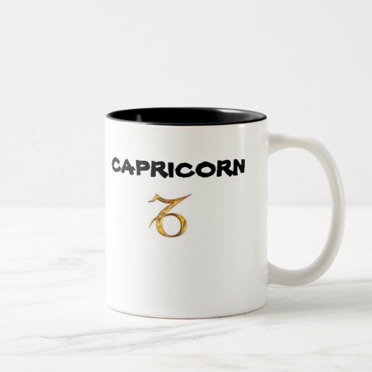 Capricorn Tweekleurige Koffiemok (Rechts)
