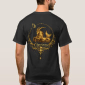 Capricorn Unieke Sterrenbeeld T-Shirt (Achterkant)