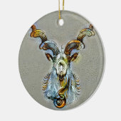 Capricorn Venice Keramisch Ornament (Links)