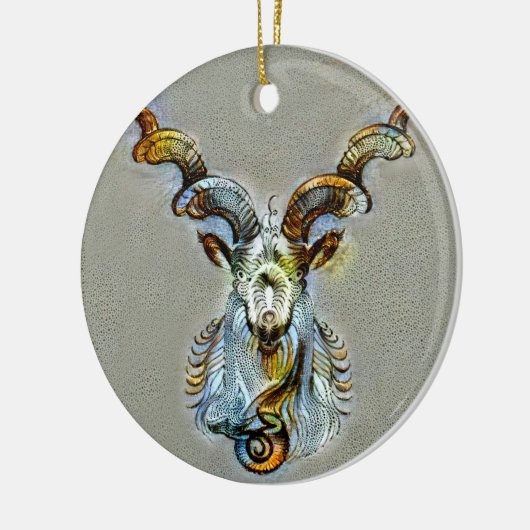 Capricorn Venice Keramisch Ornament (Links)