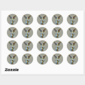 Capricorn Venice Ronde Sticker (Vel)