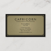 capricorn - verfijning visitekaartje (Achterkant)