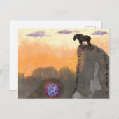 Capricorn verslaat het Briefkaart van het virus (Voorkant / Achterkant)