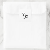 Capricorn Vierkante Sticker (Tas)