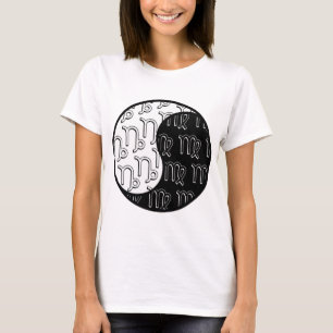 Capricorn Virgo yin yang zodiaa koppel T-shirt