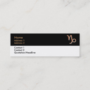 Capricorn Visitekaartje