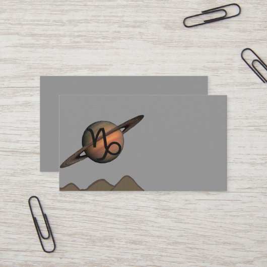 Capricorn Visitekaartje (Voorkant / Achterkant in situ)