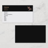 Capricorn Visitekaartje (Voorkant / Achterkant)