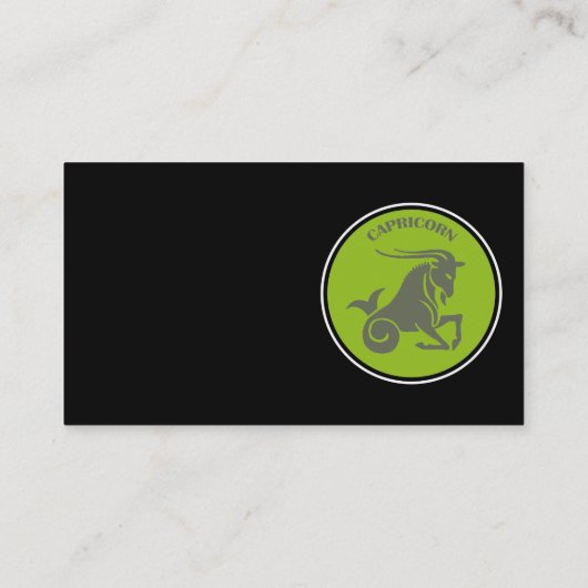 Capricorn Visitekaartje (Achterkant)