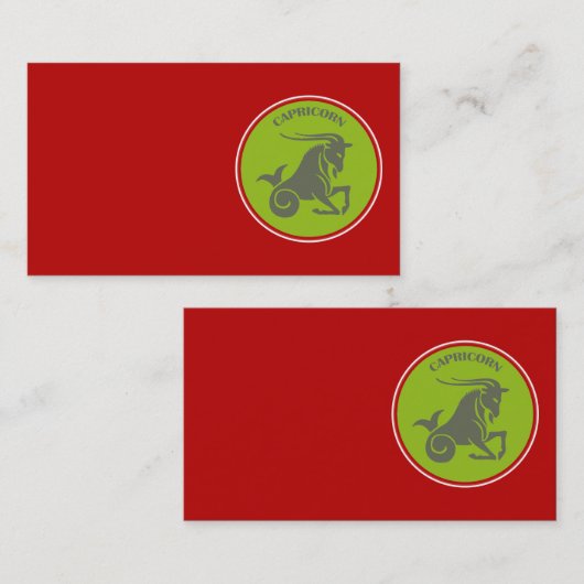 Capricorn Visitekaartje (Voorkant / Achterkant)