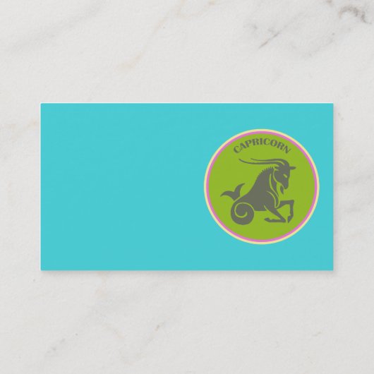 Capricorn Visitekaartje (Achterkant)