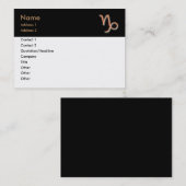 Capricorn Visitekaartje (Voorkant / Achterkant)