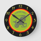 Capricorn Wall Clock Ronde Klok (Voorkant)