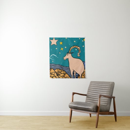 Capricorn Wandkleed (In situ)