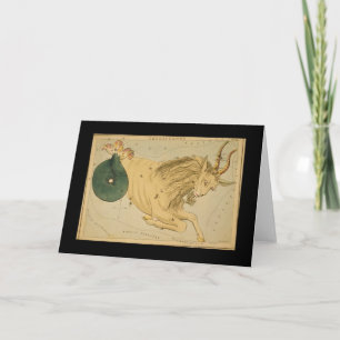 Capricorn Wenskaart Feestdagen Kaart