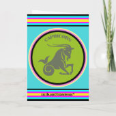 Capricorn Wenskaart Kaart (Achterkant)