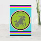 Capricorn Wenskaart Kaart (Voorkant)