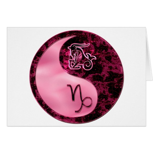 Capricorn Yin Yang (Voorkant Horizontaal)