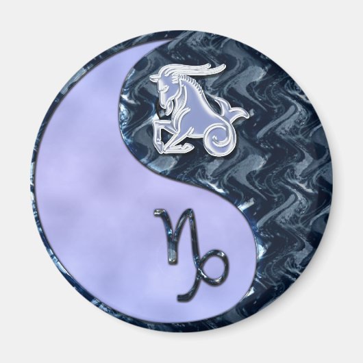 Capricorn Yin Yang Magneet (Voorkant)