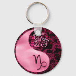 Capricorn Yin Yang Sleutelhanger