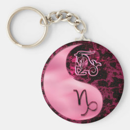 Capricorn Yin Yang Sleutelhanger
