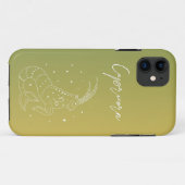 Capricorn zodiaa horoscoop sterbordgradiënt Case-Mate iPhone case (Achterkant (horizontaal))