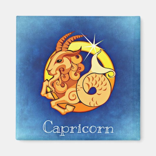 capricorn zodiaa magnet (Voorkant)