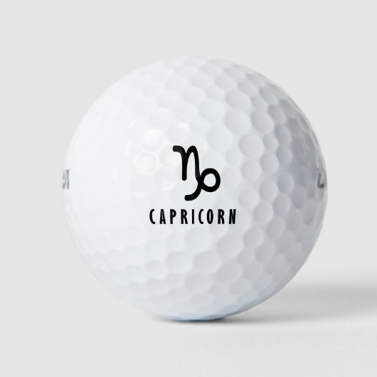Capricorn zodiaal teken golfballen (Voorkant)