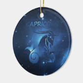 Capricorn zodiaal teken keramisch ornament (Links)