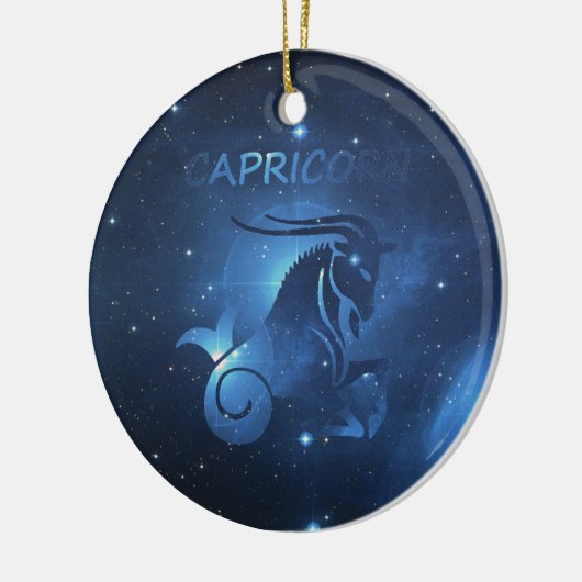 Capricorn zodiaal teken keramisch ornament (Links)