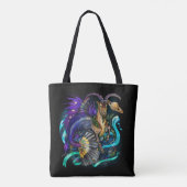 Capricorn zodiaal teken tote bag (Achterkant)