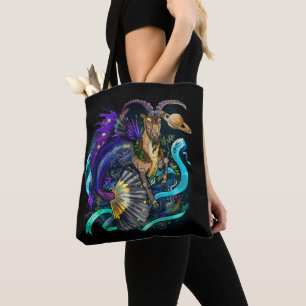 Capricorn zodiaal teken tote bag